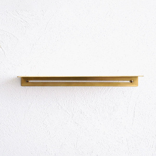 Brass Plate Shelf Large