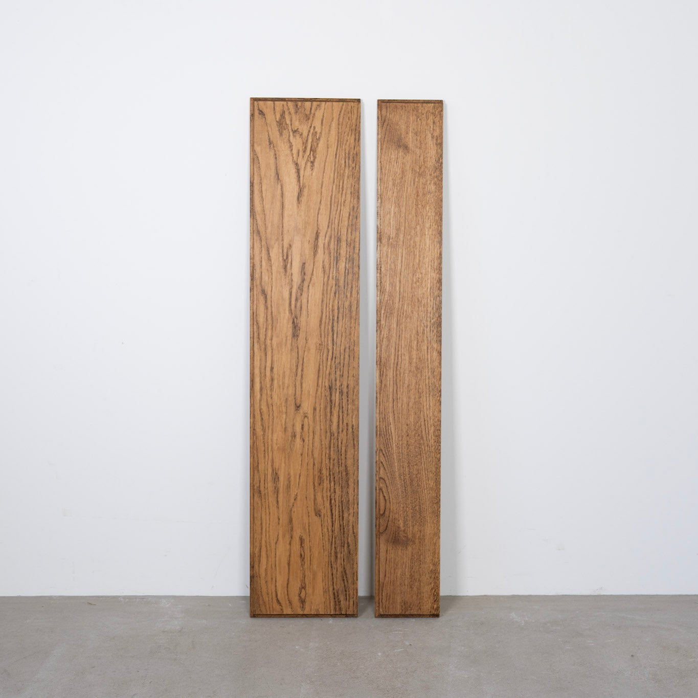 Trimmed oak shelf board(D150 / D250)オイル仕上げ ナラ材棚板