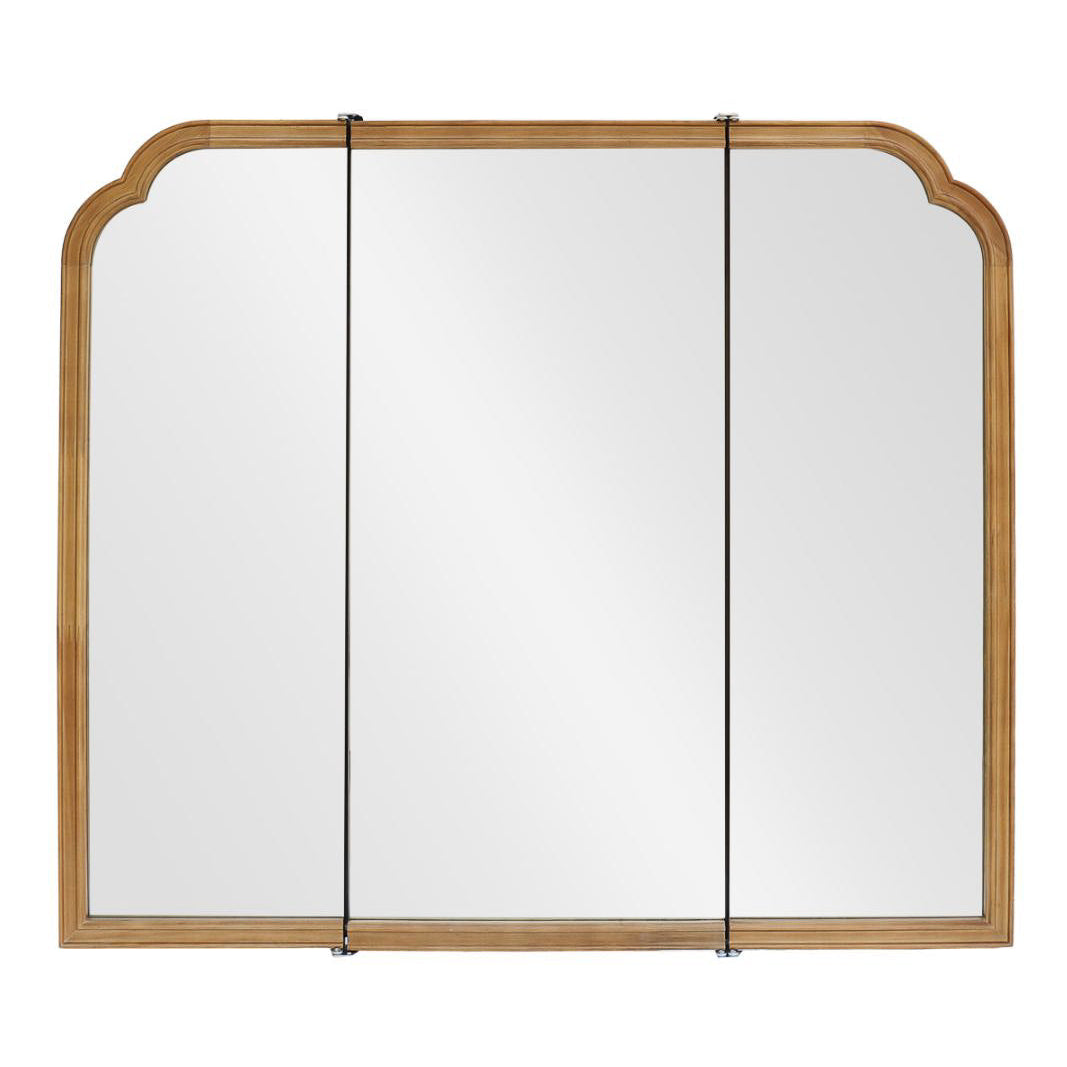 予約商品：5月末〜6月末頃お届け予定】Wood arch 3ドアキャビネット