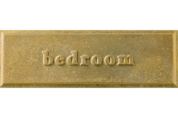 Room plate square "bedroom"