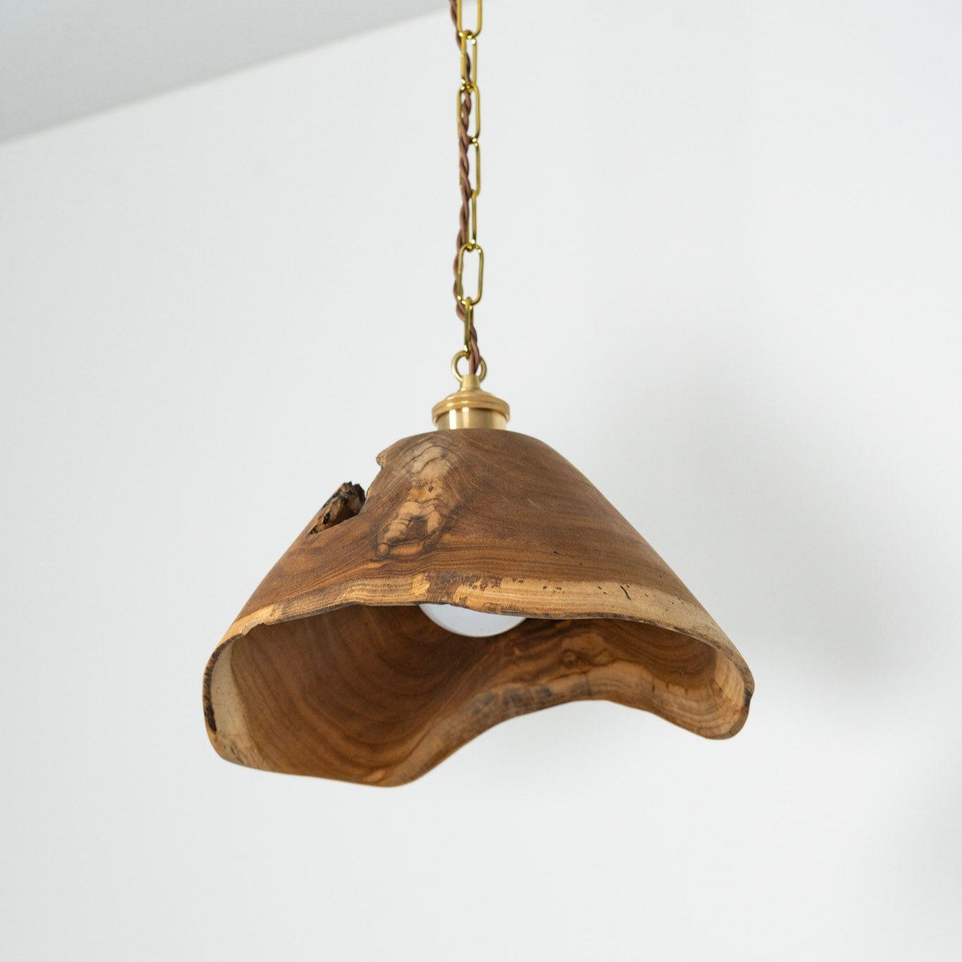 Natural Teak Pendant Light M(シェード)