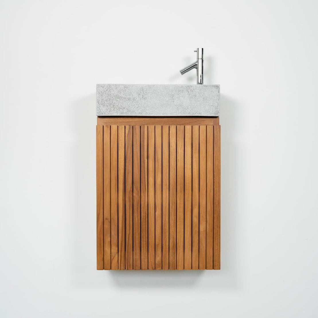 テラゾー×チーク手洗い器 Wood stripe400 (GY) – PARTS & SUPPLY