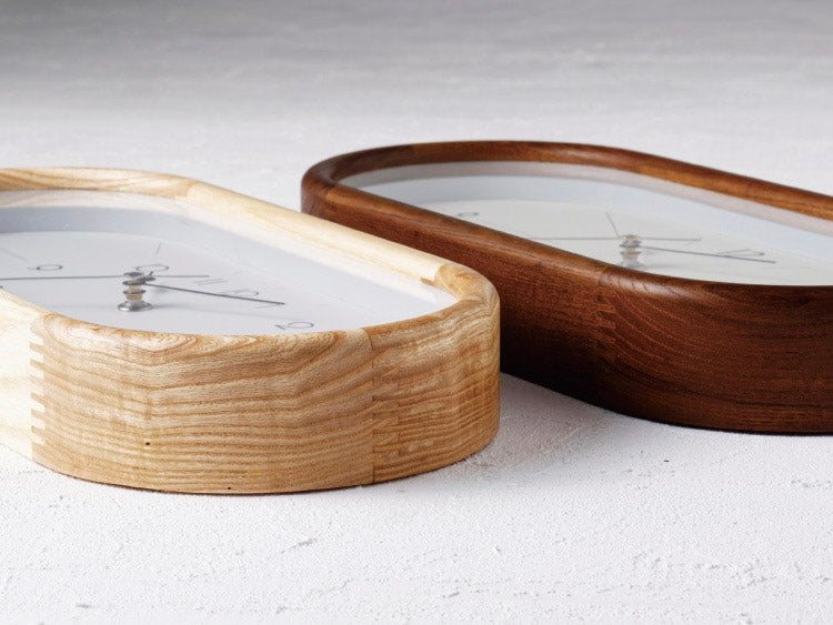 Curva クルヴァ ウォールクロック(ナチュラル)