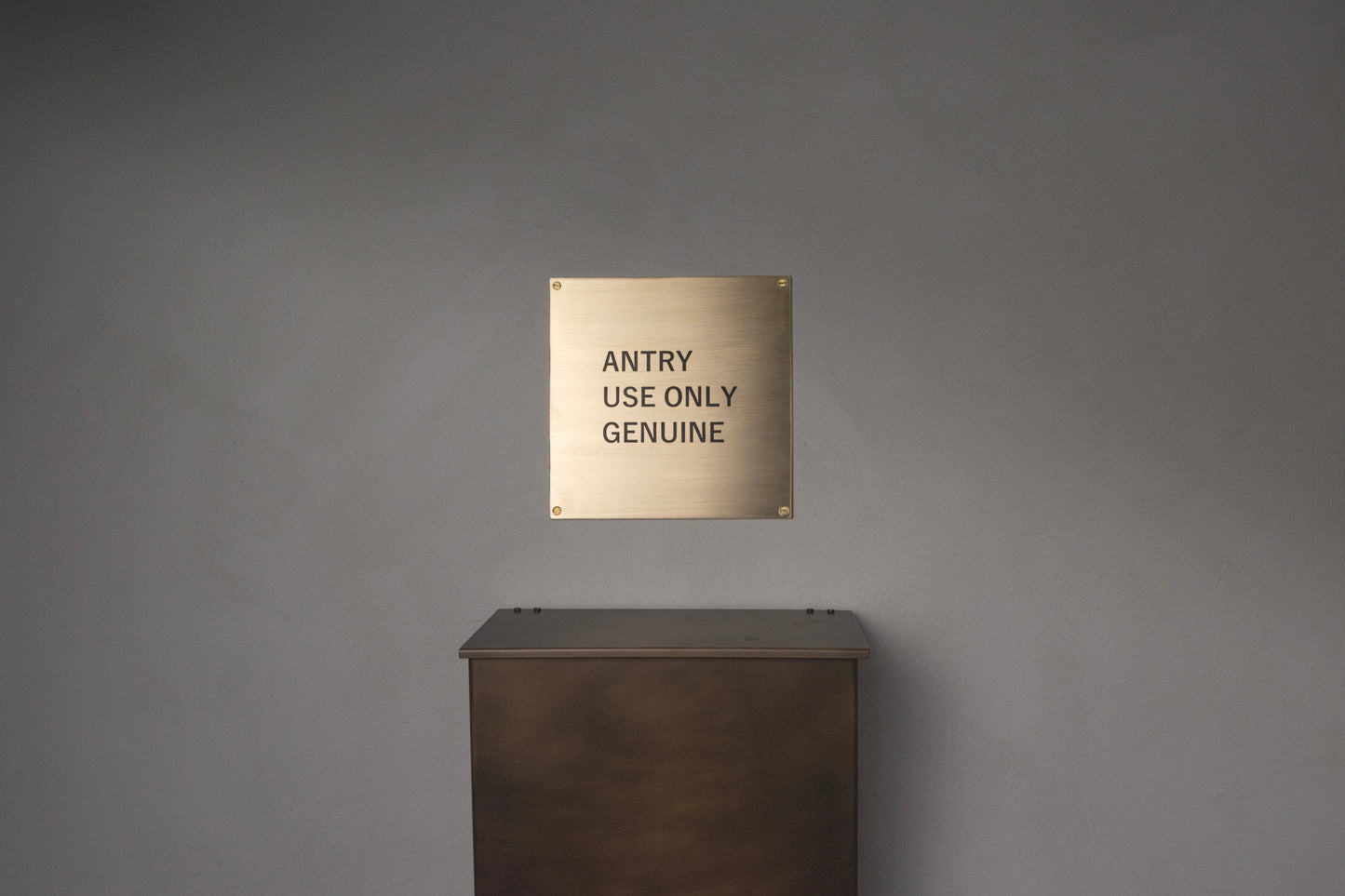 【受注生産】Brass Sign Plate(7タイプ)