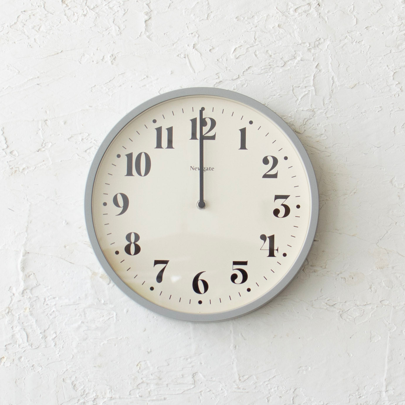 NEWGATE】Number Four Wall Clock − Posh Grey – PARTS & SUPPLY