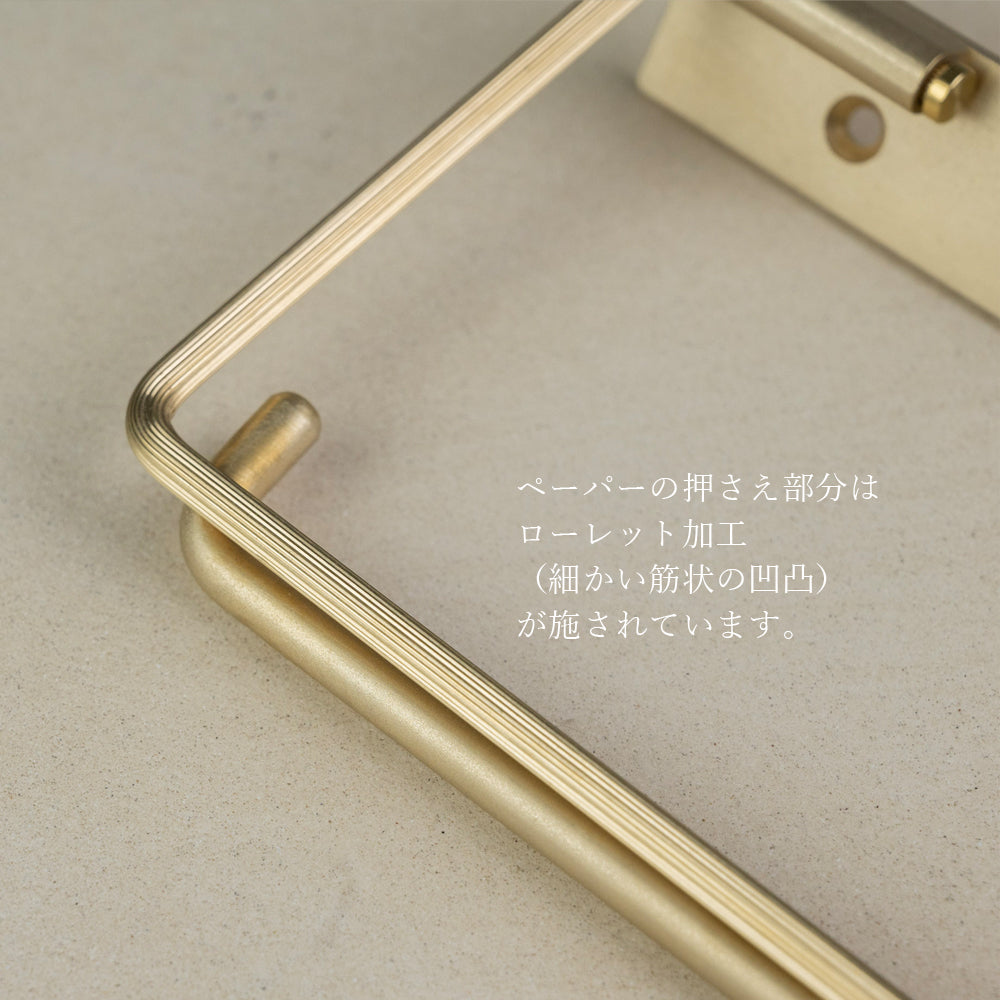 【Bent】 Paper Holder Double -2way- Satin finish(マット仕上げ)※在庫限りで生産終了