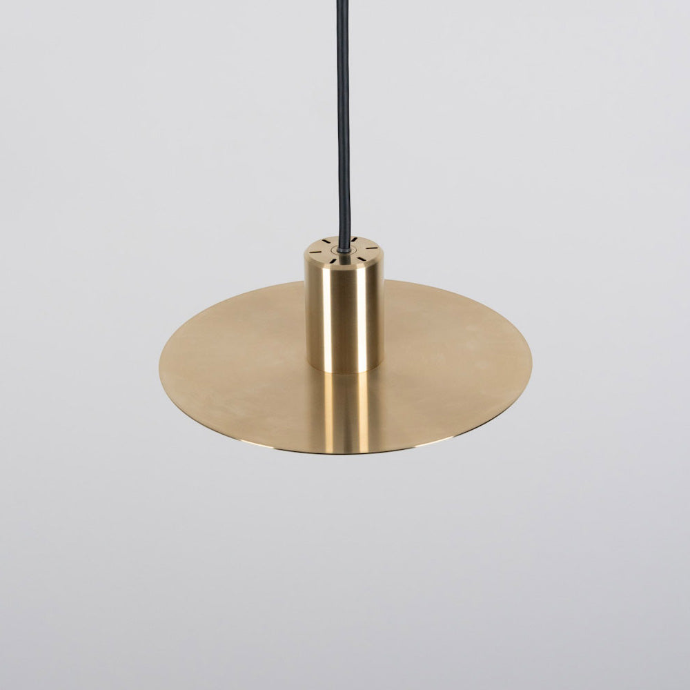 Links-(P) Brass Flat Shade Pendant Light