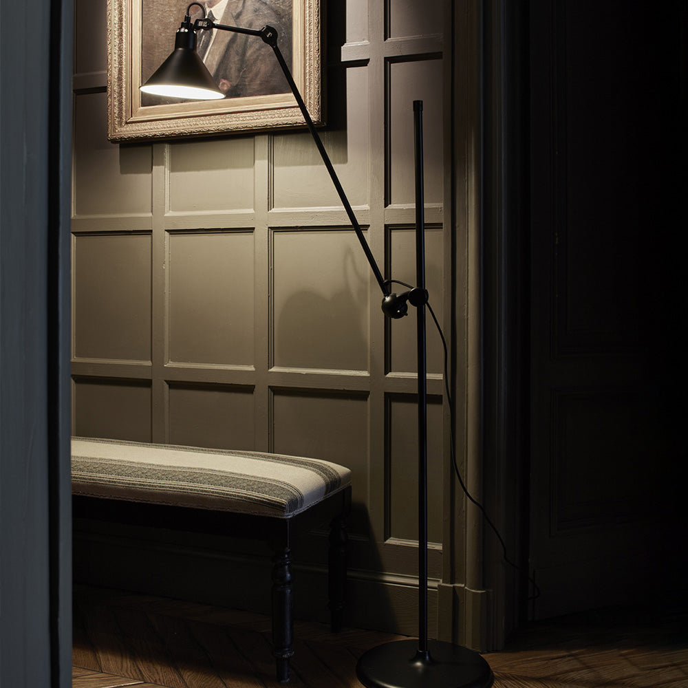 【取り寄せ】LAMPE GRAS NO.215 Floor lamp Black-Conic