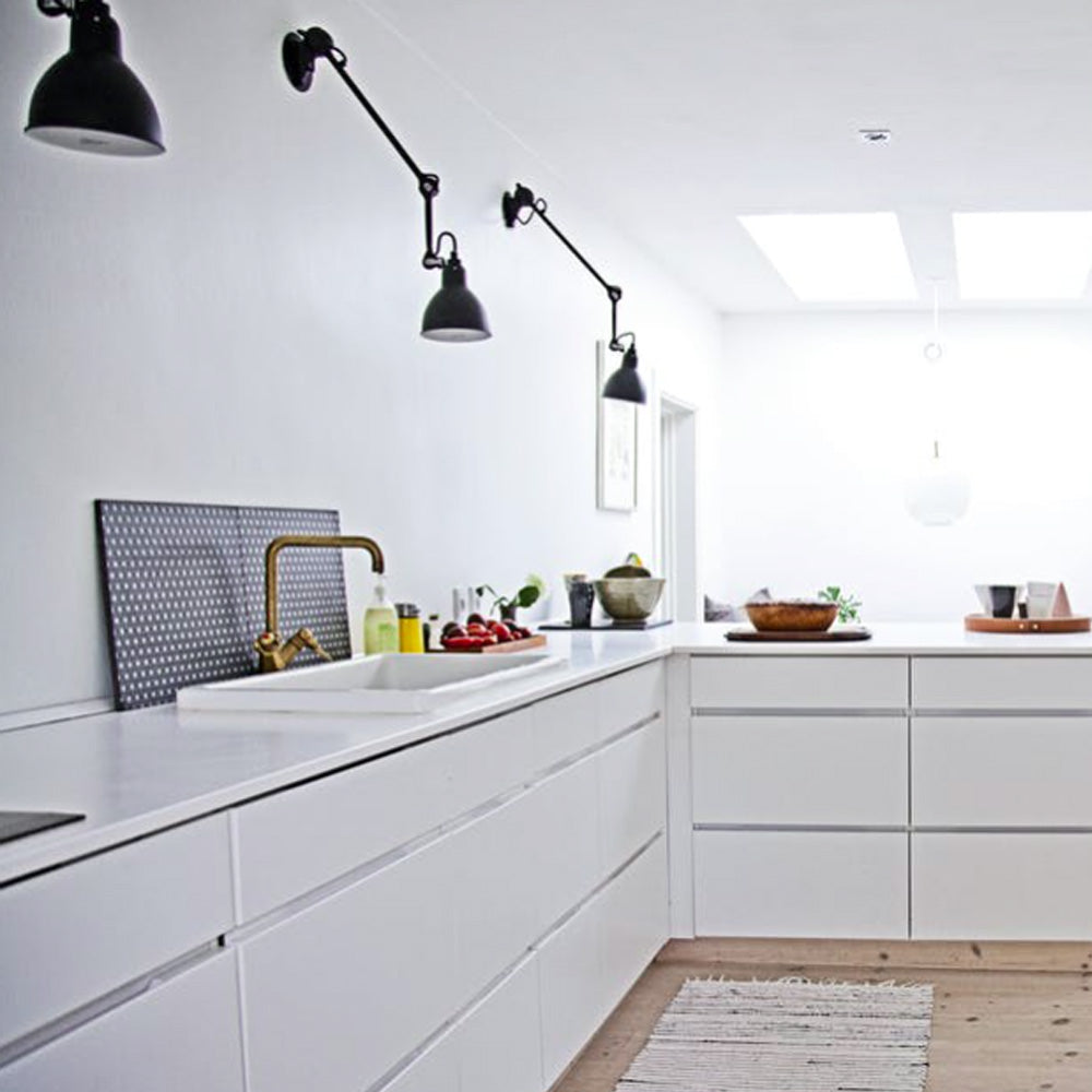 【取り寄せ】LAMPE GRAS NO.304 L60 Wall lamp Black