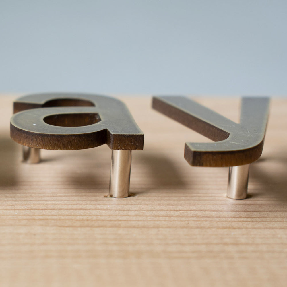 【受注生産】Aged Letter Piece -Copper-