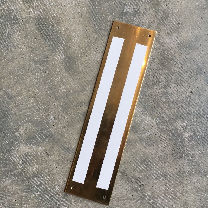 BRASS PUSH PLATE