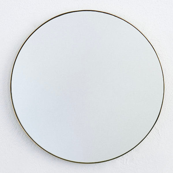 Brass round mirror 600 | ミラー