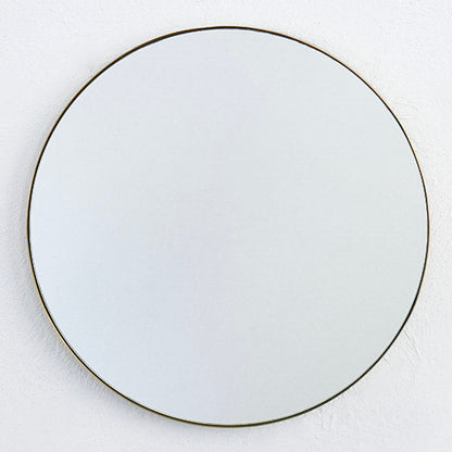 Brass round mirror 600 | ミラー