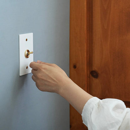 ホワイトスチールプレート １スイッチ