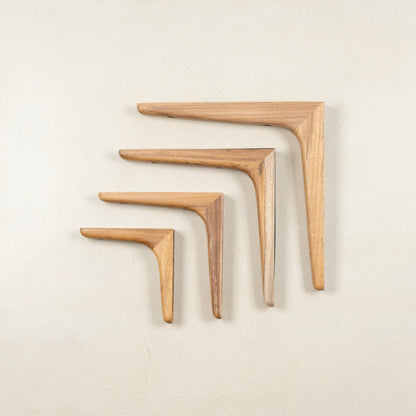 Teak Smooth Bracket ( 90 / 120 / 150 / 180 )