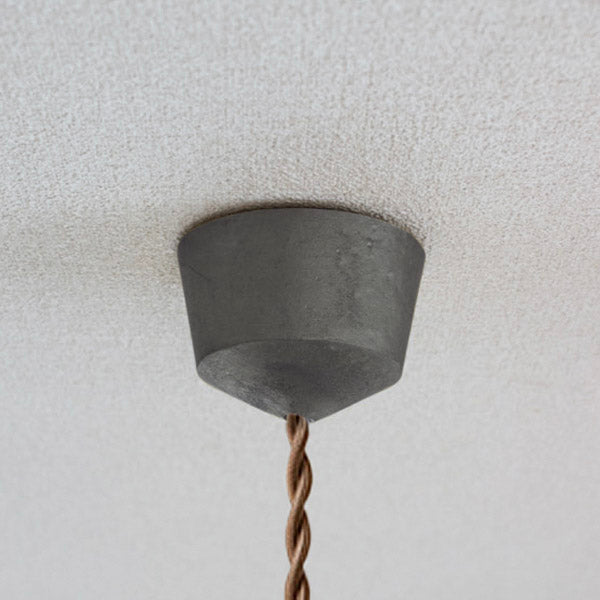 Futagami Pendant Lamp Pleated Long Black Irregularity