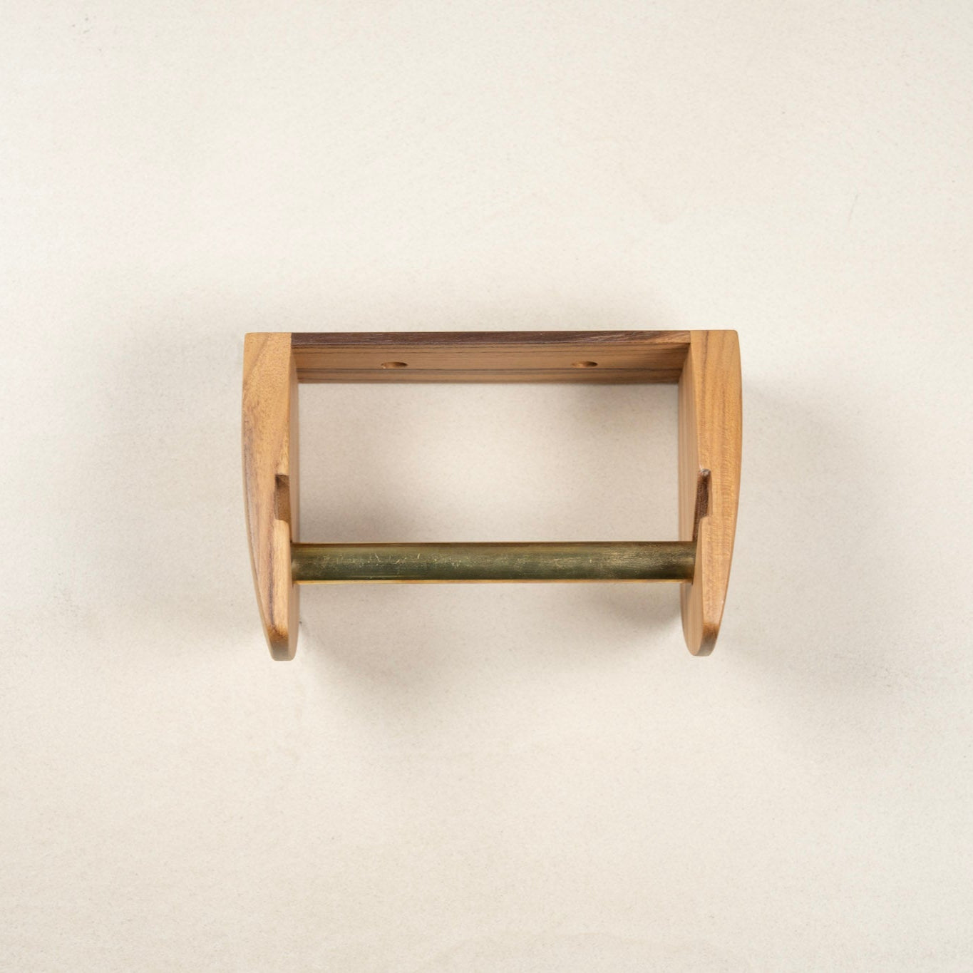 Teak Paper Holder Single