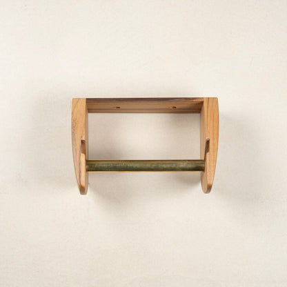 Teak Paper Holder Single
