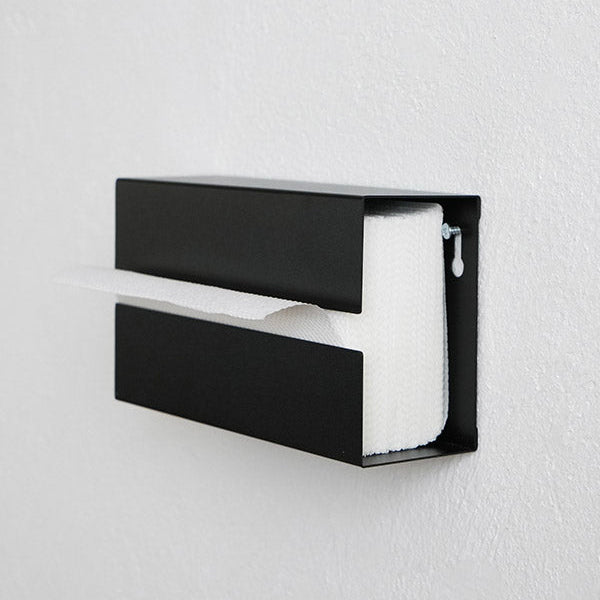 ペーパータオルホルダー ブラック
