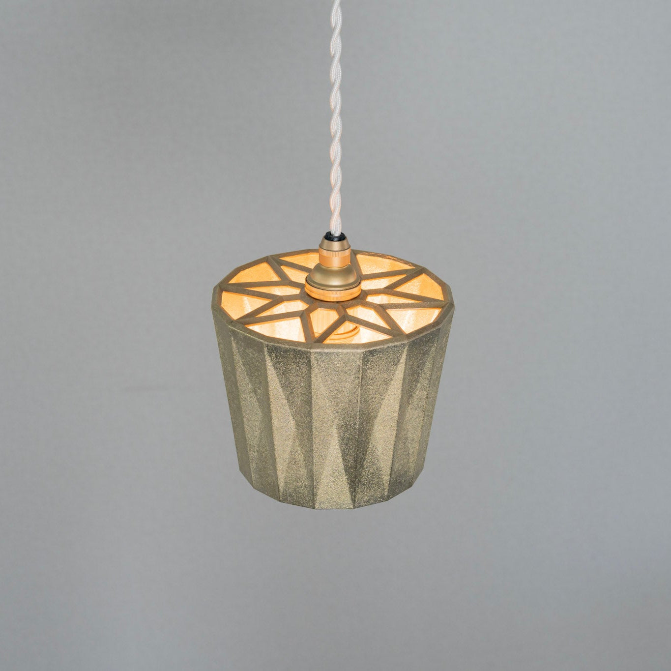 【受注生産】FUTAGAMI ペンダントランプ 星影 鋳肌