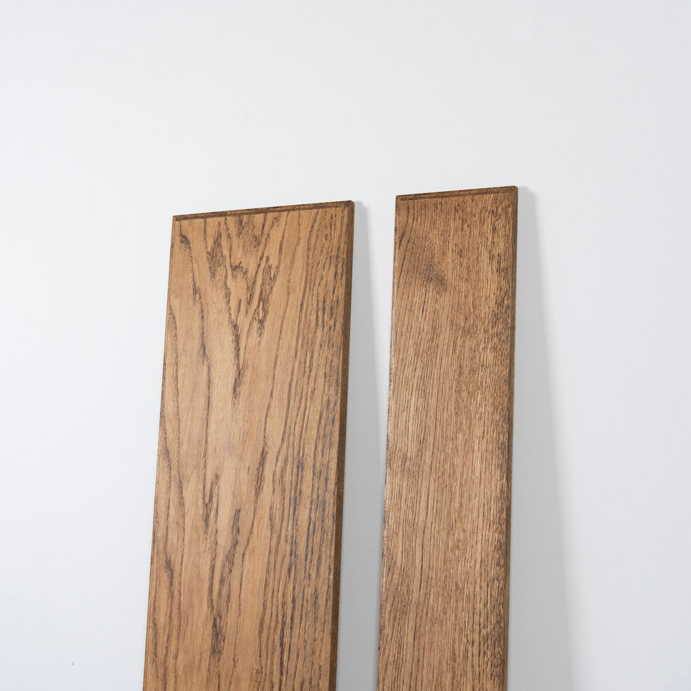 Trimmed oak shelf board（D150 / D250）オイル仕上げ ナラ材棚板