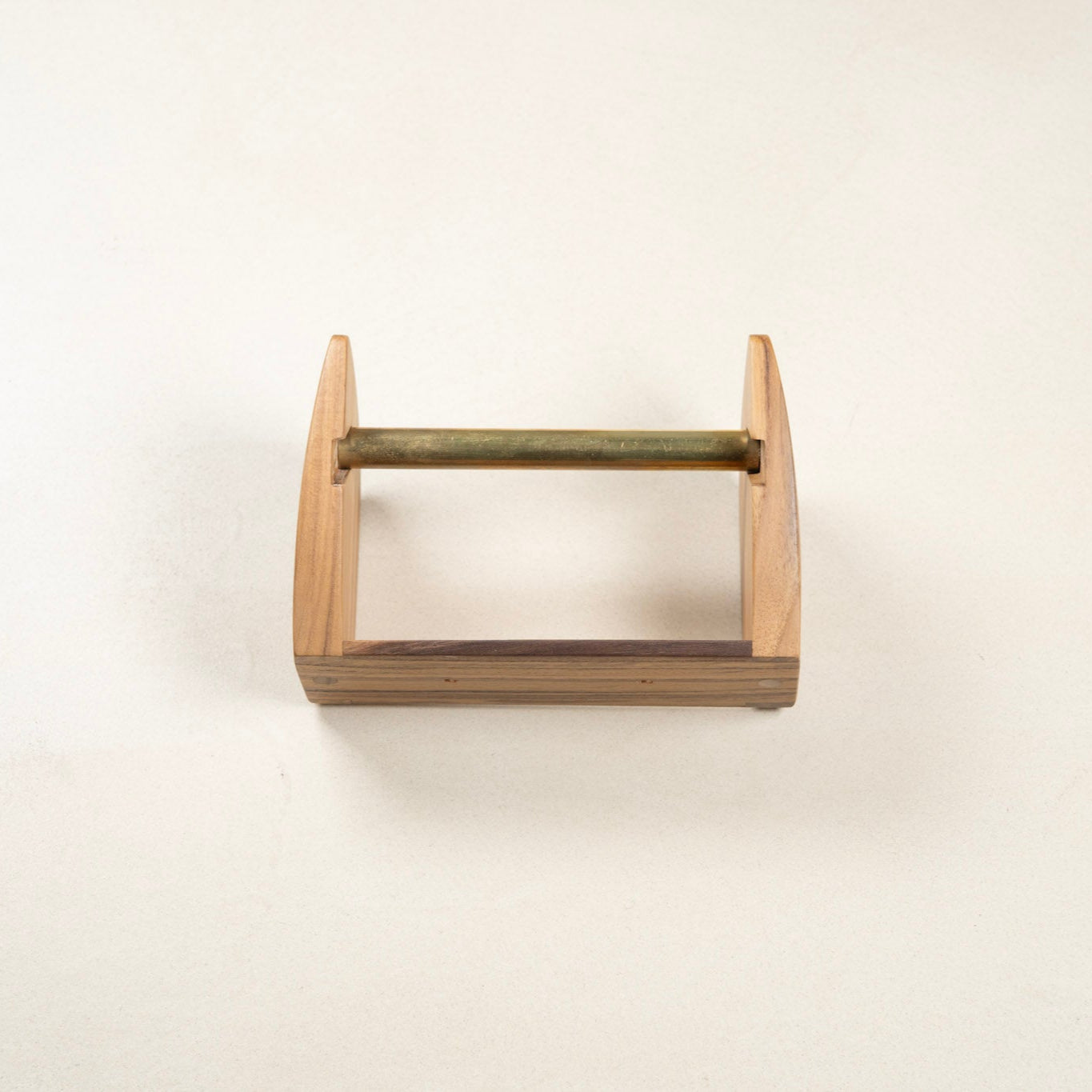 Teak Paper Holder Single