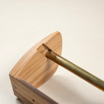 Teak Paper Holder Single