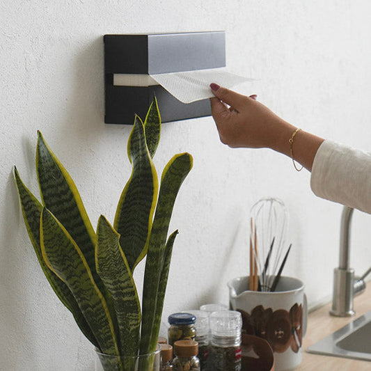 ペーパータオルホルダー ブラック