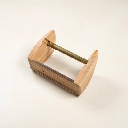 Teak Paper Holder Single