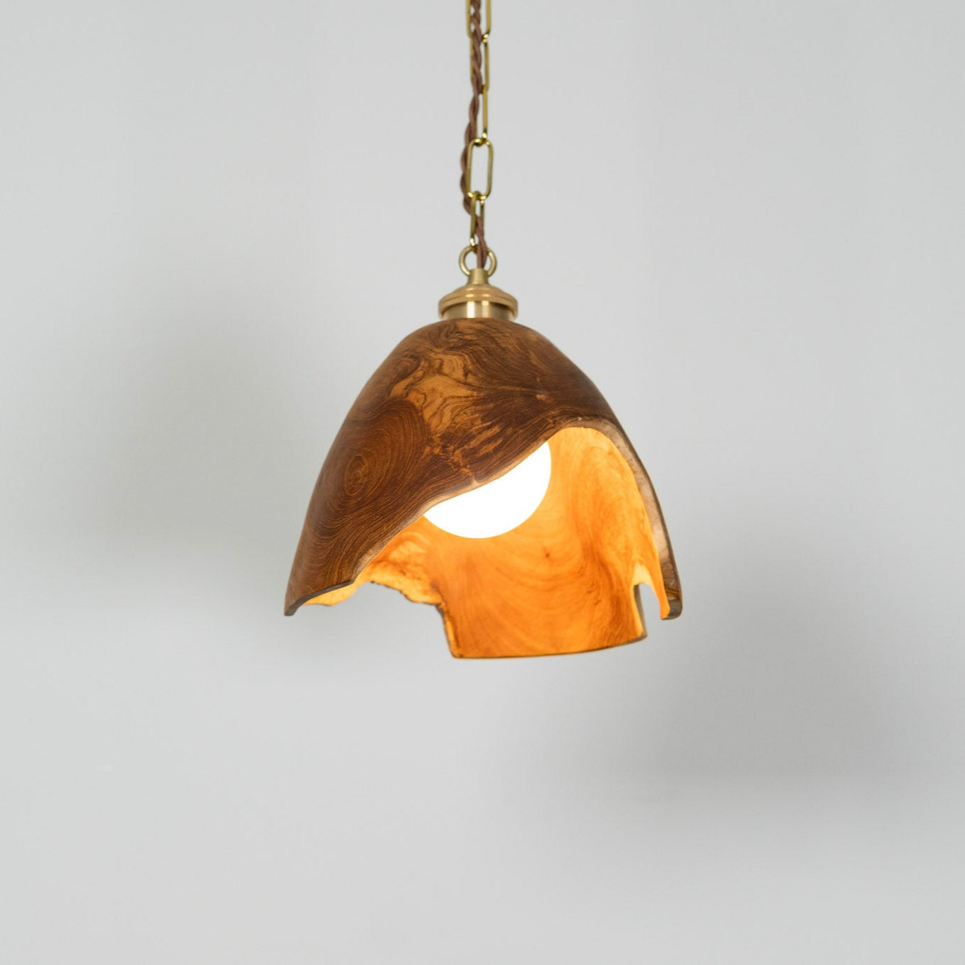 Natural Teak Pendant Light S ペンダントライト