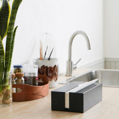 ペーパータオルホルダー ブラック