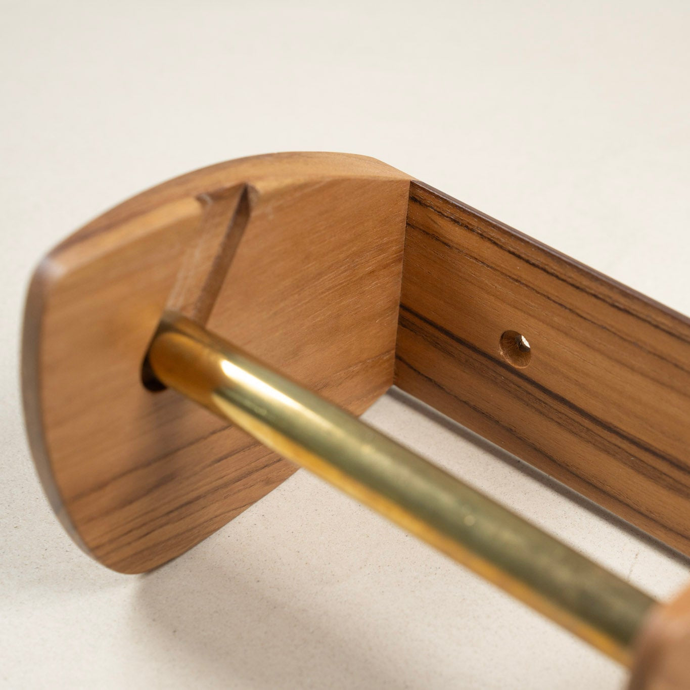 Teak Paper Holder Single