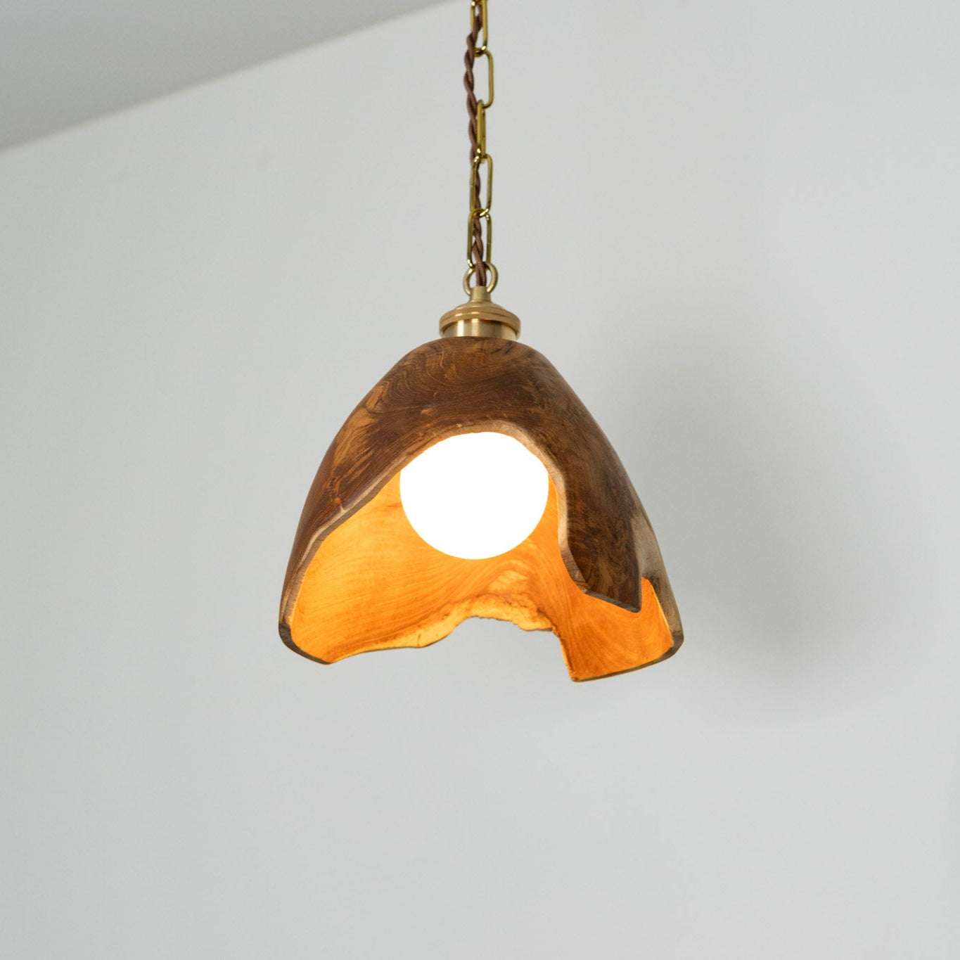 Natural Teak Pendant Light S ペンダントライト