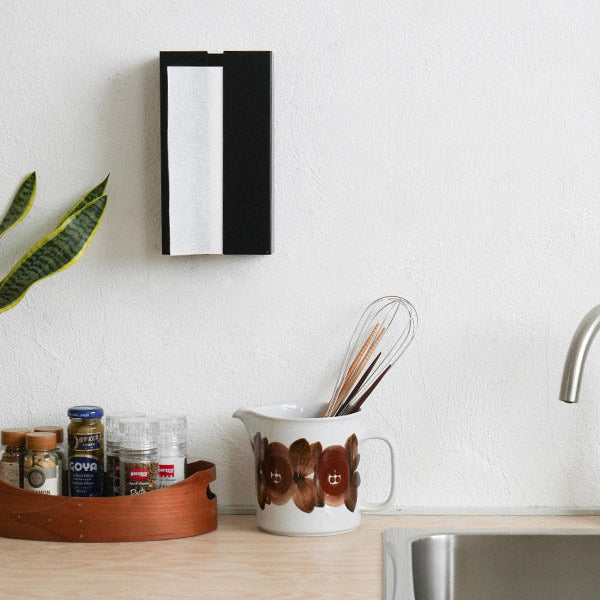 ペーパータオルホルダー ブラック