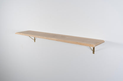 Trimmed oak shelf board（D150 / D250）無塗装 ナラ材棚板