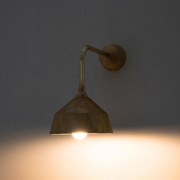 【受注生産】FUTAGAMI ブラケットランプ 明星小  鋳肌