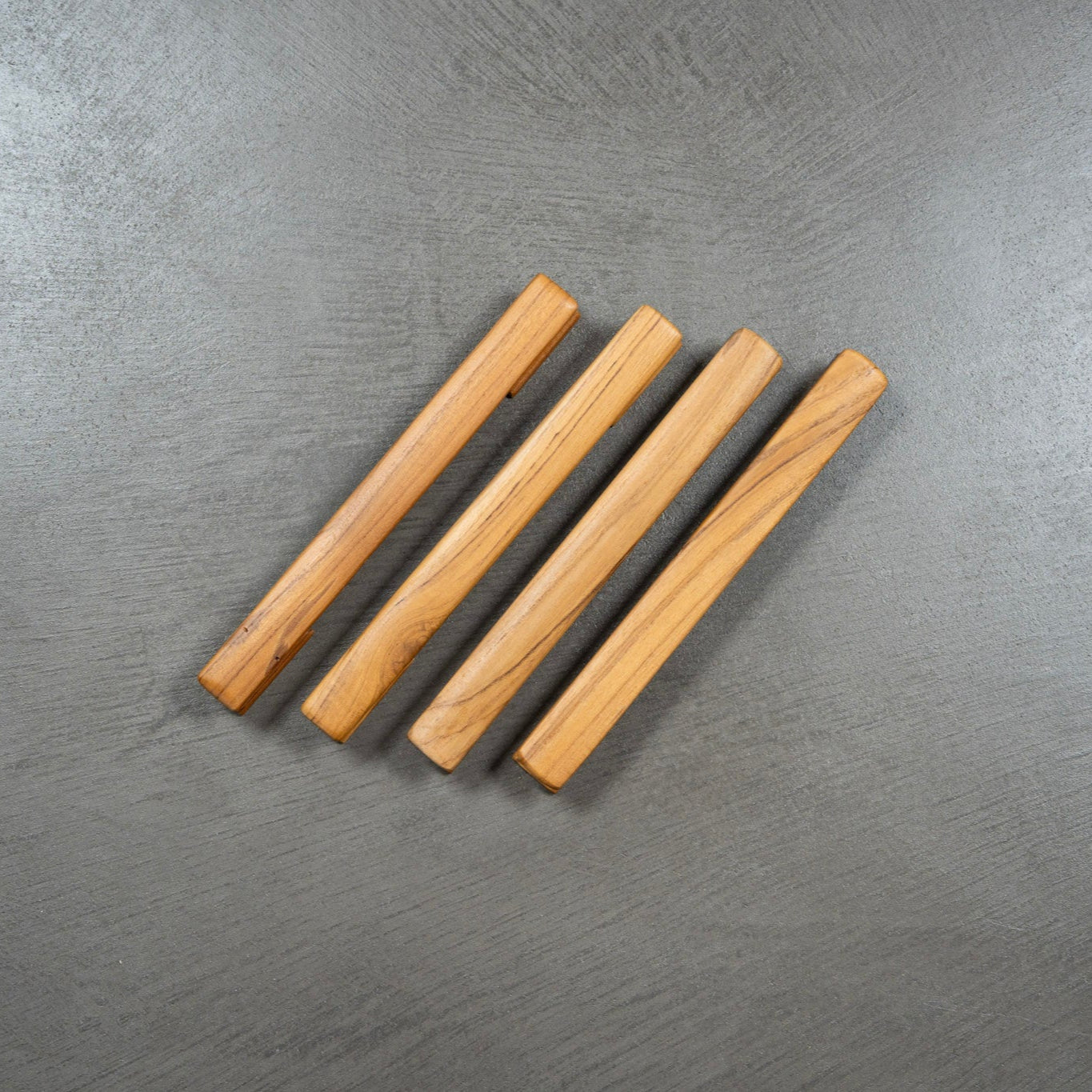 Teak Straight Handle