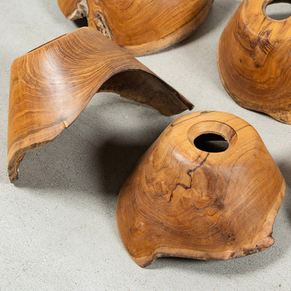 Natural Teak Pendant Light S ペンダントライト