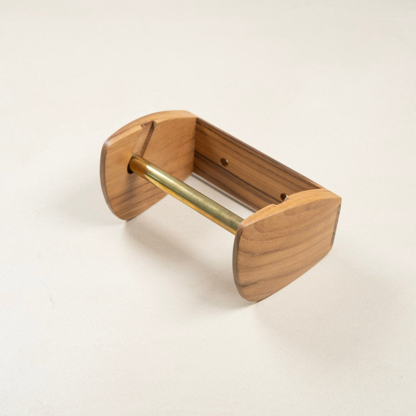 Teak Paper Holder Single