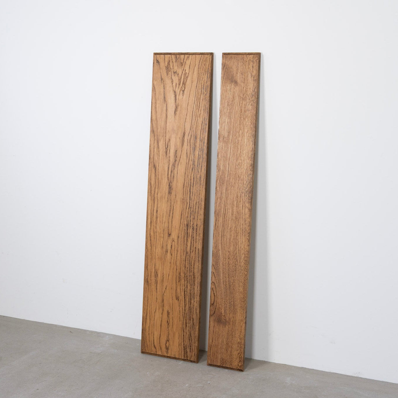 Trimmed oak shelf board（D150 / D250）オイル仕上げ ナラ材棚板