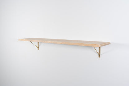 Trimmed oak shelf board（D150 / D250）無塗装 ナラ材棚板
