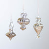 No.33 Lily Silver H10cm | Glass ornaments (3 pieces)