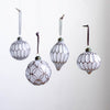 No.50 Pallo 8cm | Glass ornaments, pack of 4