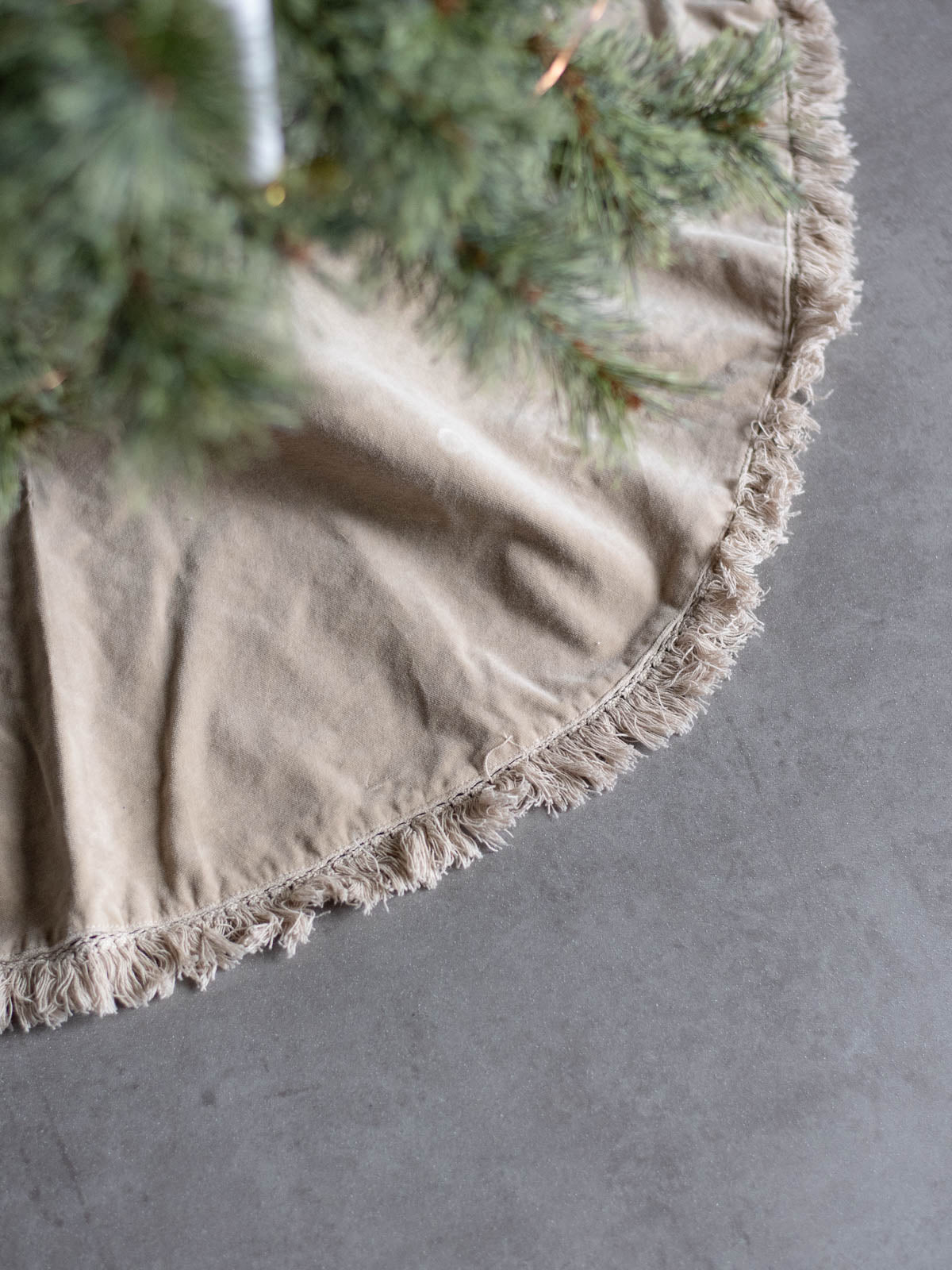 VELVET tree skirt L | Tree skirt 90cm