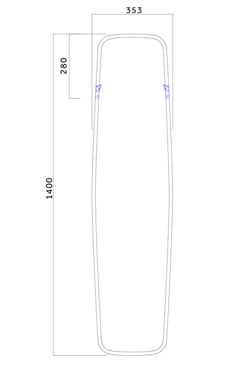 Oak frame ミラー Long