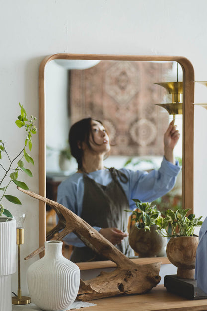 Oak frame ミラー Square S