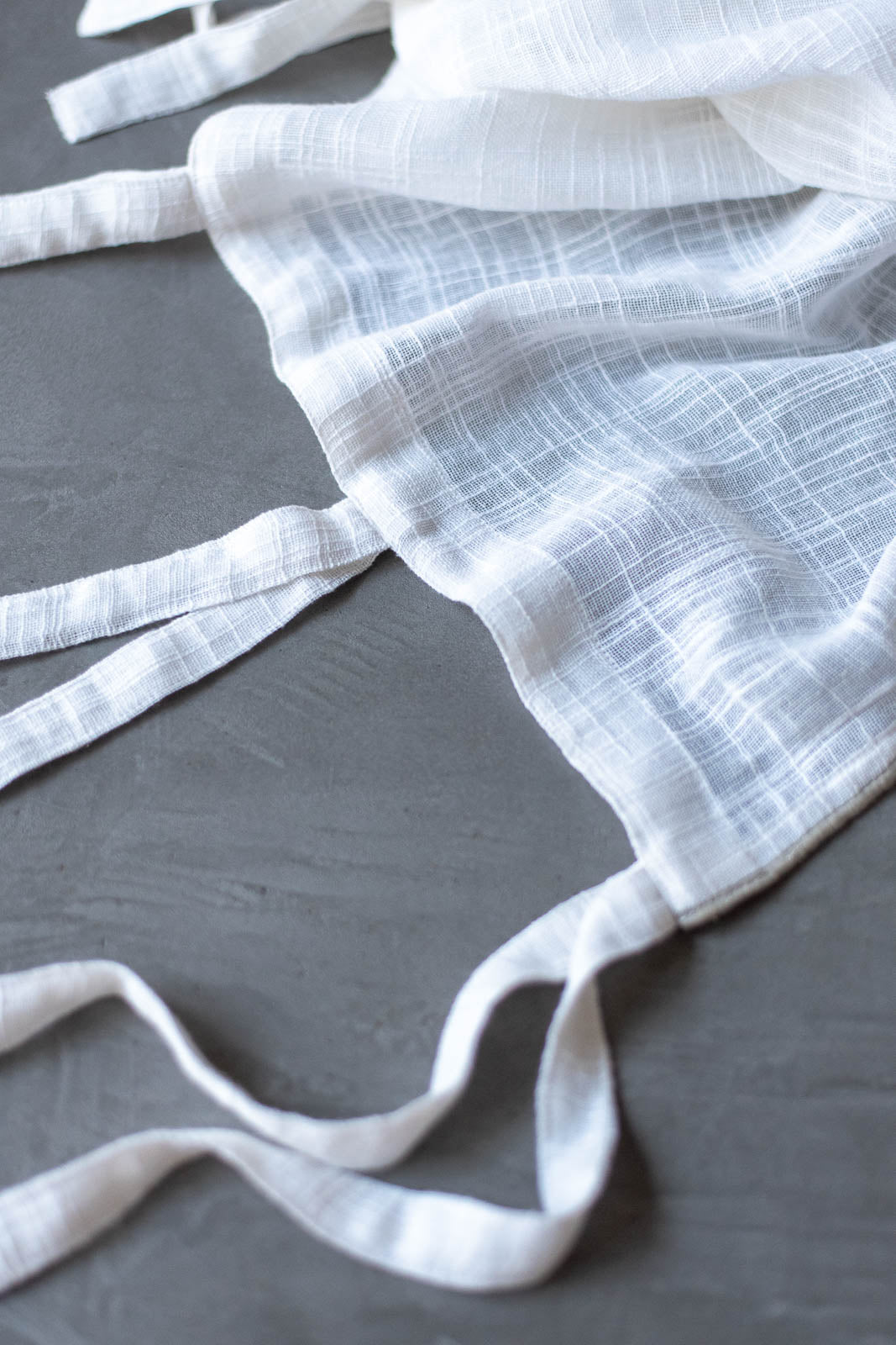 Pico リボンカーテン 140×200 ホワイト