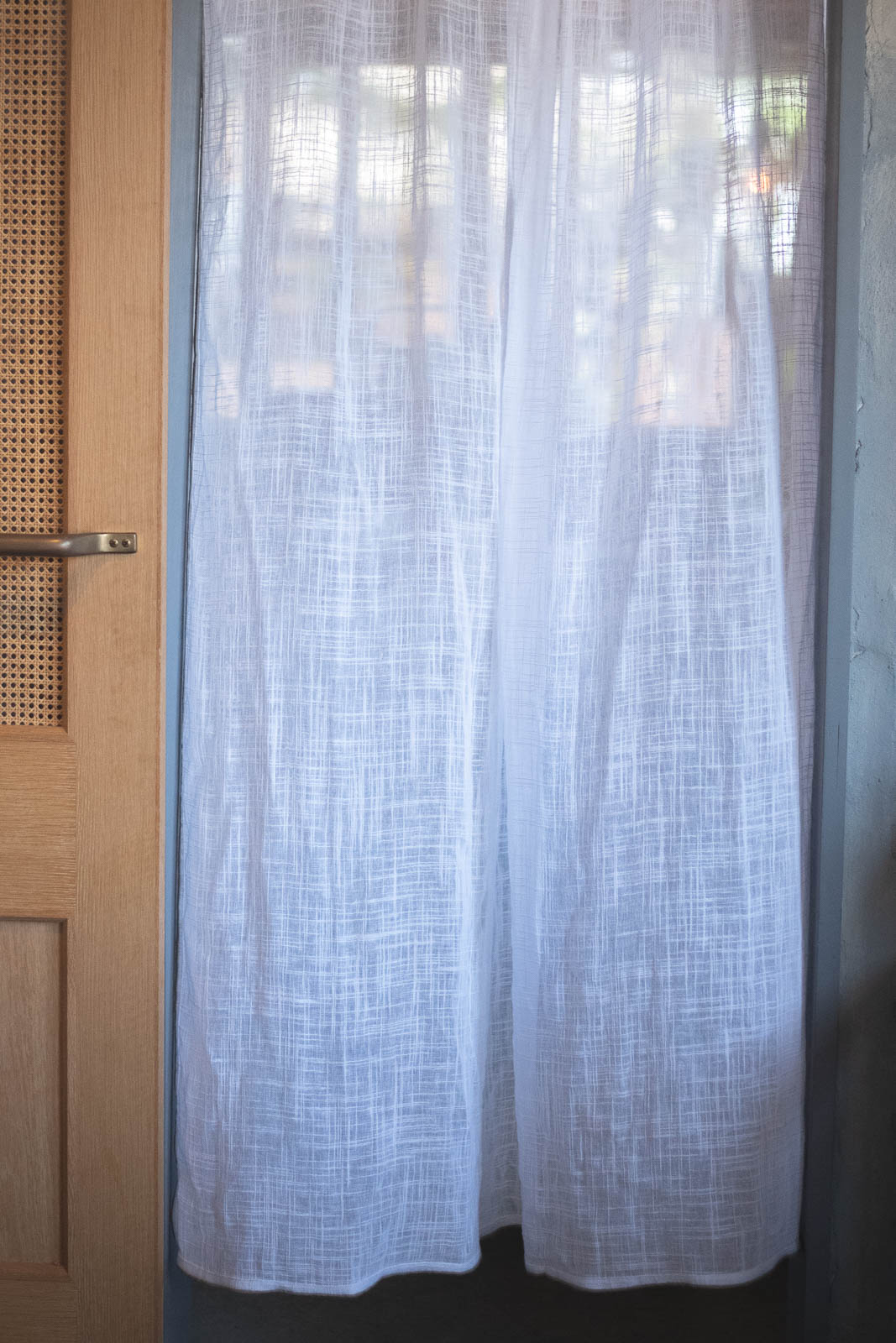 Pico リボンカーテン 140×200 ホワイト