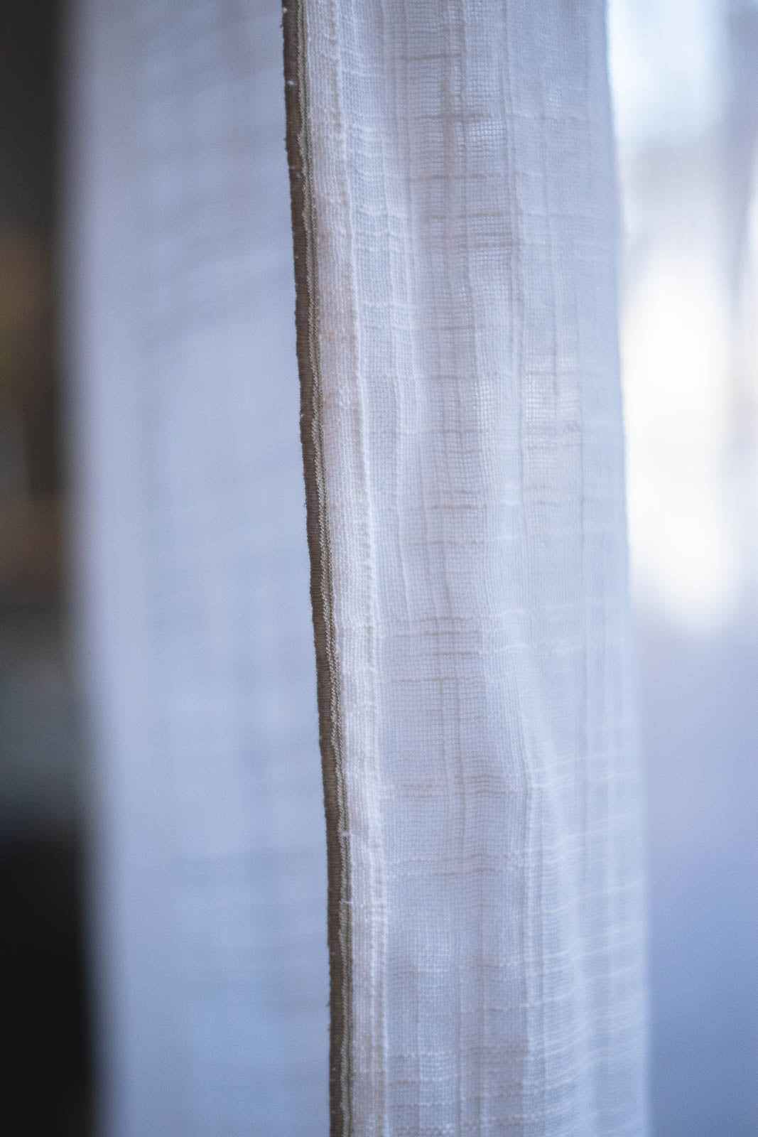 Pico リボンカーテン 140×200 ホワイト