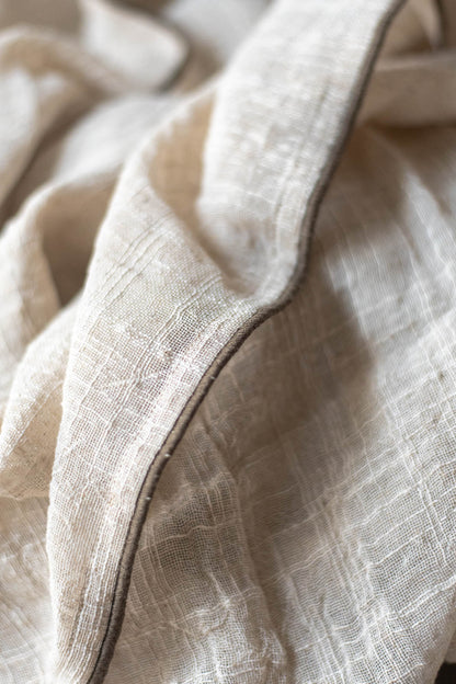 Pico リボンカーテン 140×200 ナチュラル